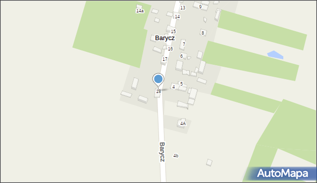 Barycz, Barycz, 18, mapa Barycz