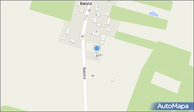 Barycz, Barycz, 4A, mapa Barycz