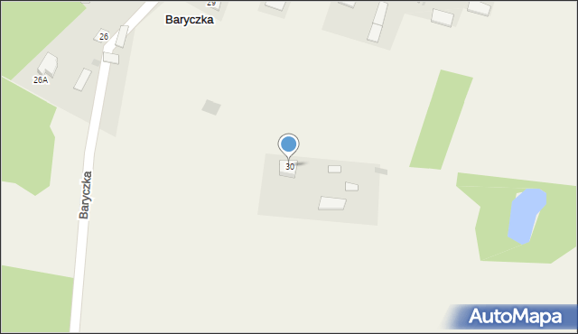 Baryczka, Baryczka, 30, mapa Baryczka