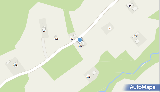 Baryczka, Baryczka, 100, mapa Baryczka