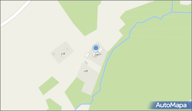 Baryczka, Baryczka, 105, mapa Baryczka