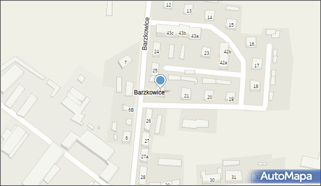 Barzkowice, Barzkowice, 22, mapa Barzkowice