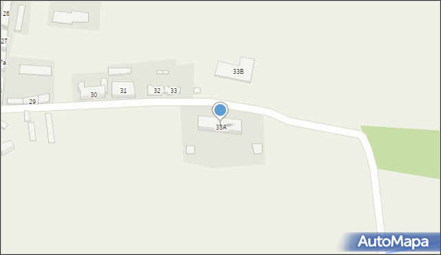 Barzkowice, Barzkowice, 33A, mapa Barzkowice