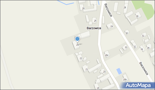Barzowice, Barzowice, 23, mapa Barzowice