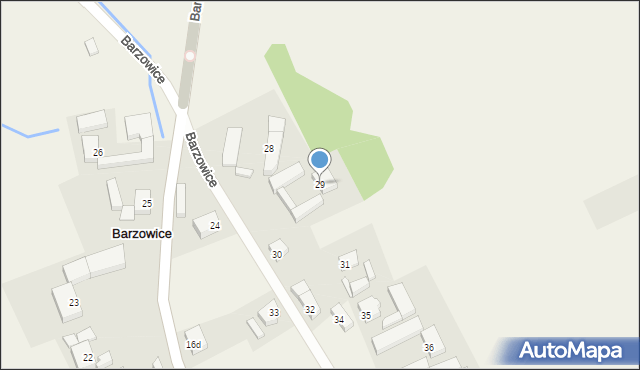 Barzowice, Barzowice, 29, mapa Barzowice