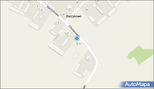 Barzykowo, Barzykowo, 3, mapa Barzykowo