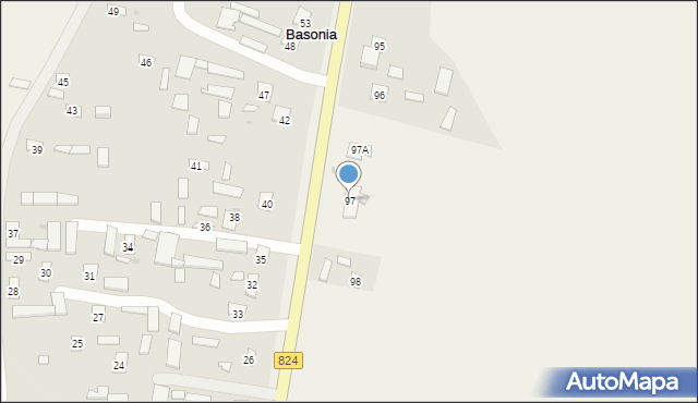 Basonia, Basonia, 97, mapa Basonia