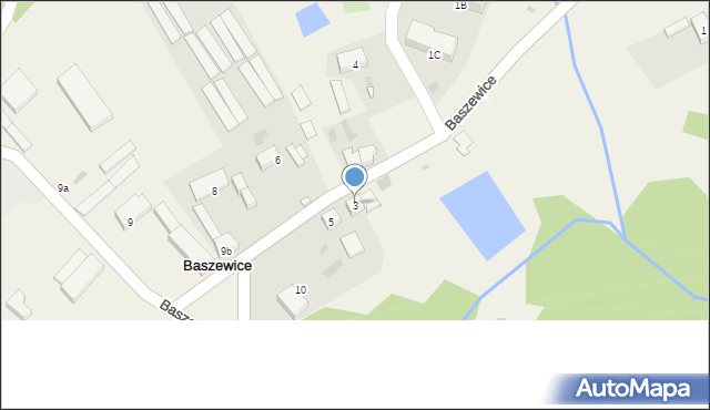 Baszewice, Baszewice, 3, mapa Baszewice