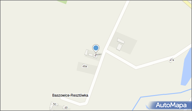 Baszowice, Baszowice, 47, mapa Baszowice