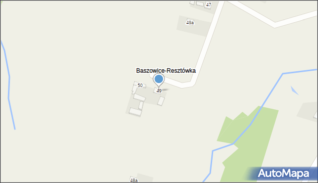 Baszowice, Baszowice, 49, mapa Baszowice