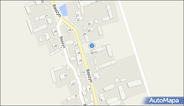 Baszyn, Baszyn, 14, mapa Baszyn