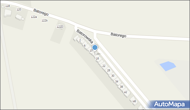 Batorowo, Batorowska, 14, mapa Batorowo