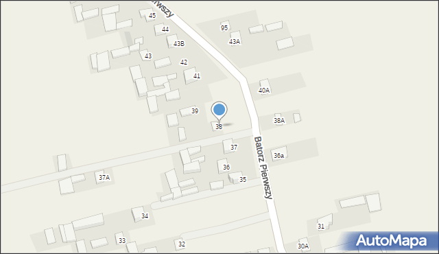 Batorz, Batorz Pierwszy, 38, mapa Batorz