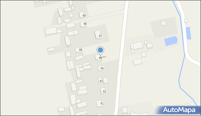 Batorz, Batorz Pierwszy, 65, mapa Batorz