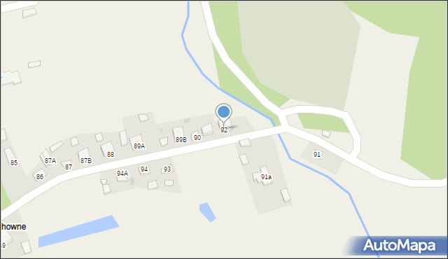 Batorz, Batorz Pierwszy, 92, mapa Batorz