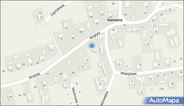 Batowice, Batowice, 59, mapa Batowice