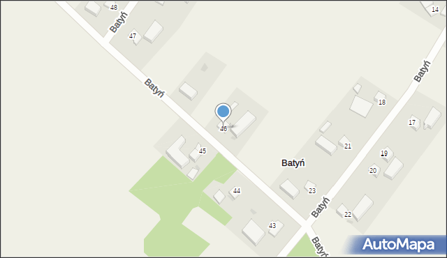 Batyń, Batyń, 46, mapa Batyń