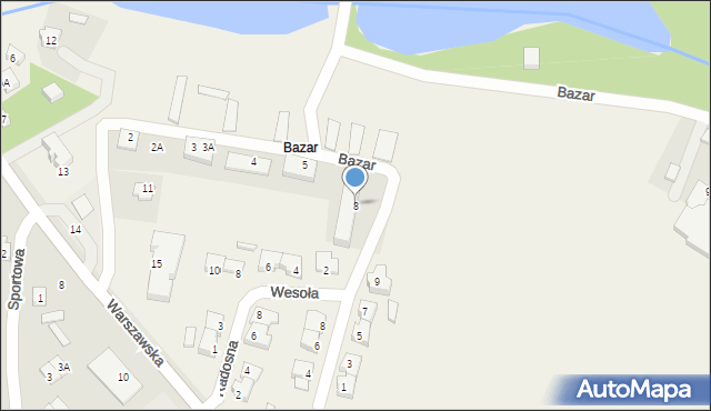 Bazar, Bazar, 8, mapa Bazar