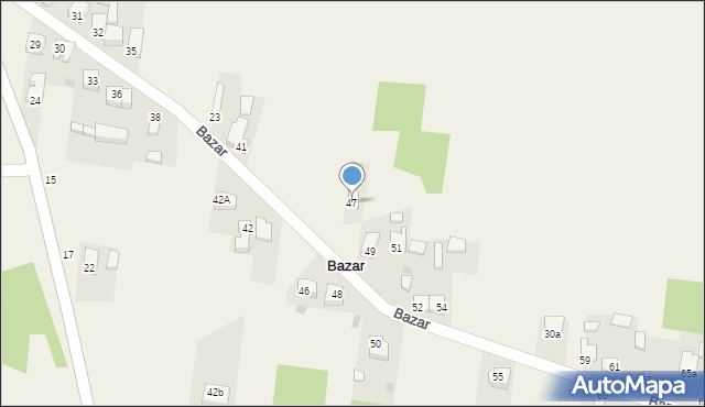 Bazar, Bazar, 47, mapa Bazar