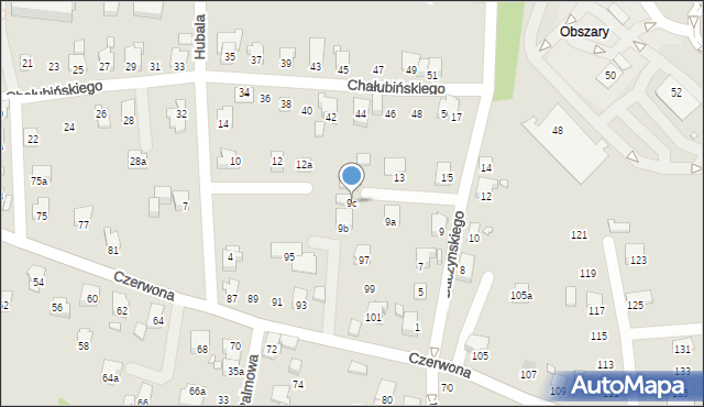 Bielsko-Biała, Baczyńskiego Krzysztofa Kamila, 9c, mapa Bielsko-Białej