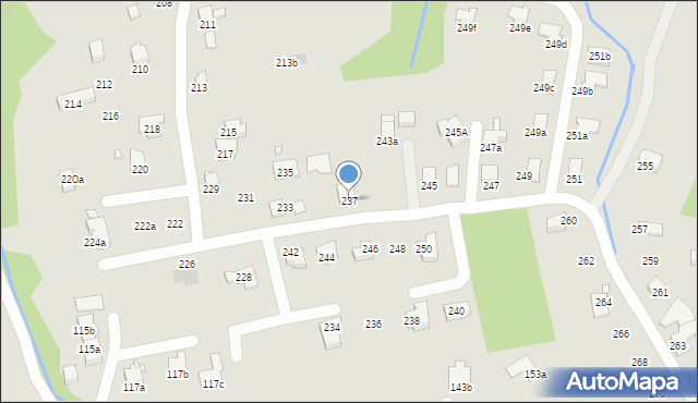 Bielsko-Biała, Barkowska, 237, mapa Bielsko-Białej