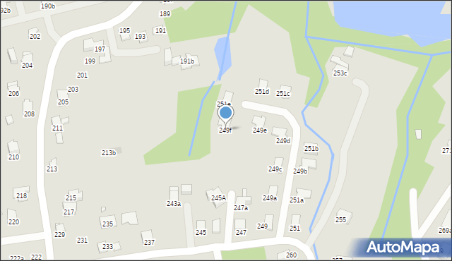 Bielsko-Biała, Barkowska, 249f, mapa Bielsko-Białej