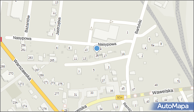 Bieruń, Barbórki, 15, mapa Bieruń