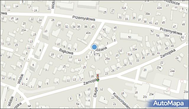 Biłgoraj, Bajkowa, 4, mapa Biłgoraj