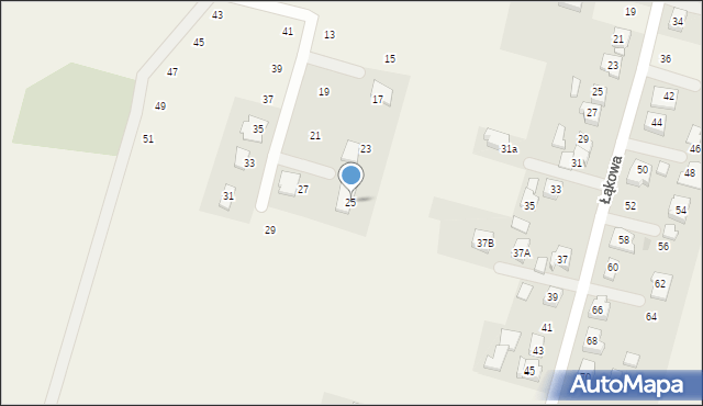 Biskupice, Baśniowa, 25, mapa Biskupice