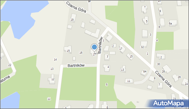 Bojano, Bartników, 17, mapa Bojano