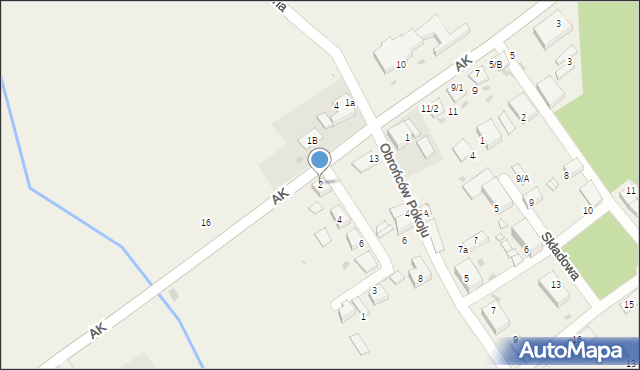 Boruszowice, Batalionów Chłopskich, 2, mapa Boruszowice