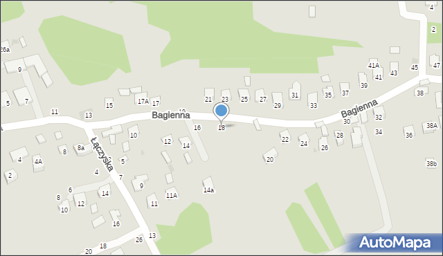 Brzesko, Bagienna, 18, mapa Brzesko