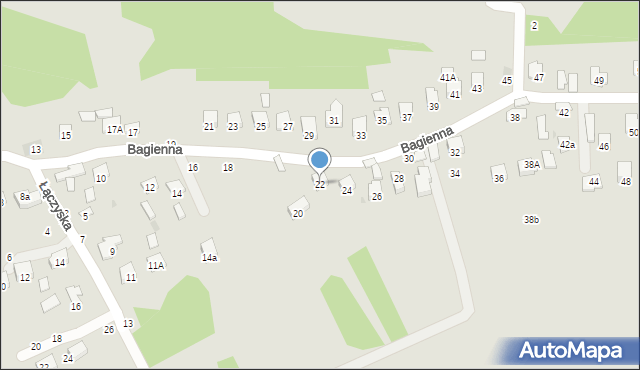 Brzesko, Bagienna, 22, mapa Brzesko