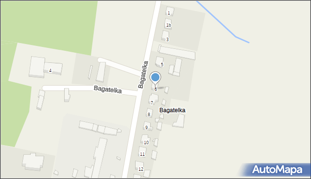 Bugaj, Bagatelka, 6, mapa Bugaj