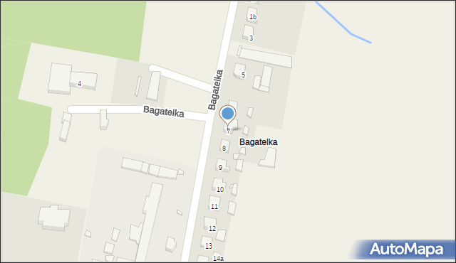Bugaj, Bagatelka, 7, mapa Bugaj