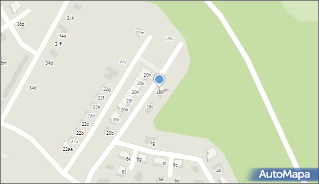 Bytom, Bażantowa, 18d, mapa Bytomia