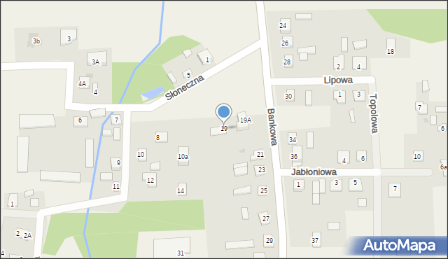 Chodkowo, Bankowa, 19, mapa Chodkowo