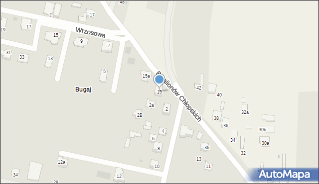 Dąbrowa Górnicza, Batalionów Chłopskich, 15, mapa Dąbrowa Górnicza