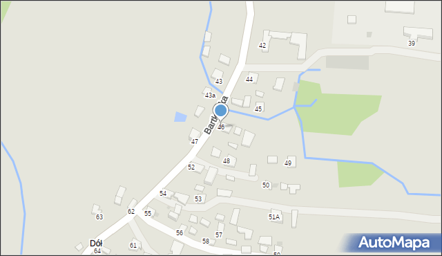 Dynów, Bartkówka, 46, mapa Dynów