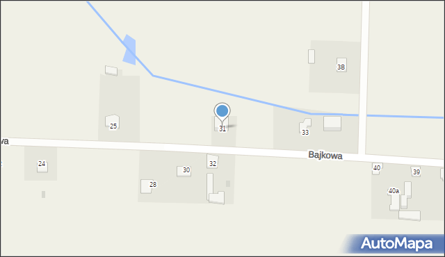 Głosków, Bajkowa, 31, mapa Głosków