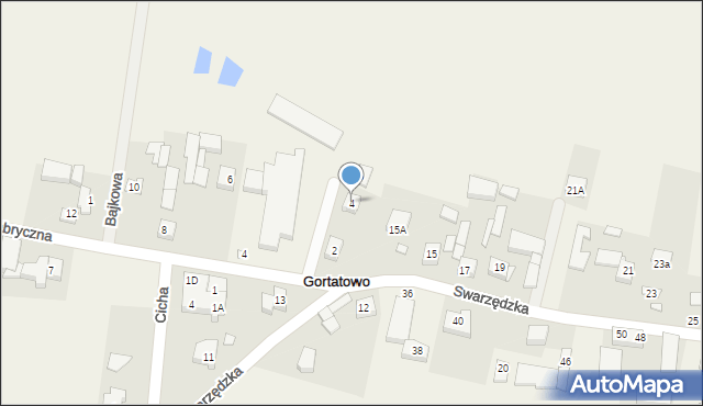 Gortatowo, Baśniowa, 4, mapa Gortatowo