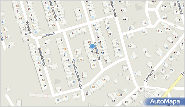 Inowrocław, Bartoszcze Piotra, 18, mapa Inowrocławia