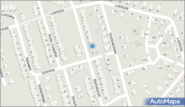 Inowrocław, Bartoszcze Piotra, 31, mapa Inowrocławia