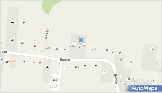 Jastrzębia, Barska, 137, mapa Jastrzębia