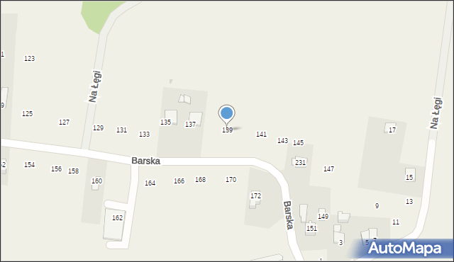 Jastrzębia, Barska, 139, mapa Jastrzębia