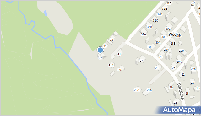 Jaworzno, Bartnicza, 37, mapa Jaworzno