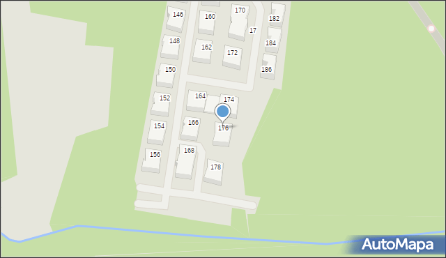 Katowice, Bałtycka, 176, mapa Katowic