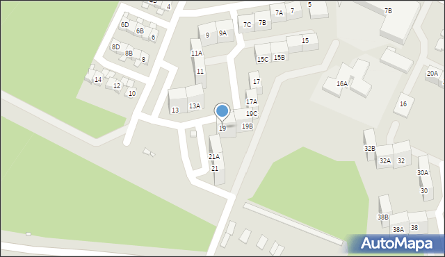 Katowice, Barlickiego Norberta, 19, mapa Katowic