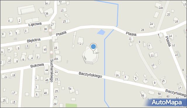 Kędzierzyn-Koźle, Baczyńskiego Krzysztofa Kamila, 1, mapa Kędzierzyna-Koźle