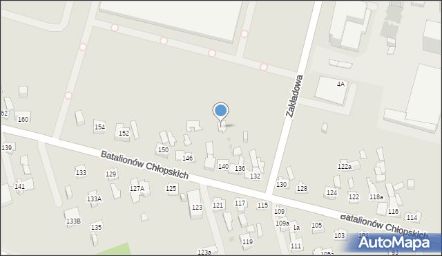 Kielce, Batalionów Chłopskich, 140, mapa Kielc